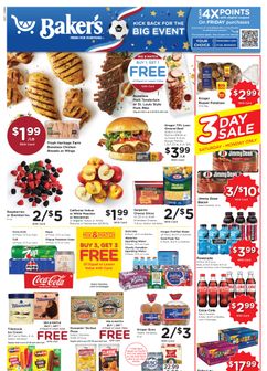 Baker's weekly ad from Wednesday 06/24