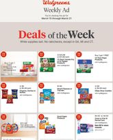 Walgreens weekly ad from Sunday 03/15