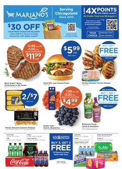 Mariano's weekly ad from Wednesday 07/29