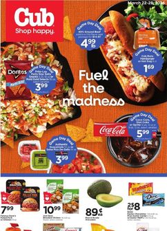 Cub weekly ad from Sunday 03/22