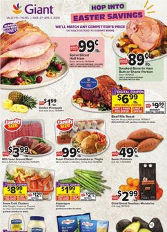 Giant weekly ad from Friday 03/27