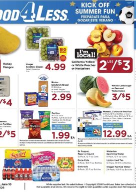 Food 4 Less weekly ad from Wednesday 06/10