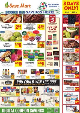 Save Mart weekly ad from Wednesday 06/10