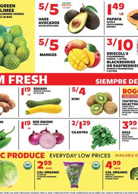 Sedano's weekly ad from Wednesday 04/29