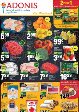 Adonis flyer from Thursday 03-19