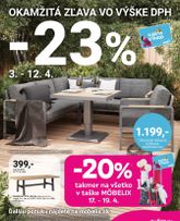 Möbelix leták platný od pondelka 06.04.