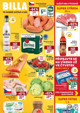 Billa leták od středy 29.04.