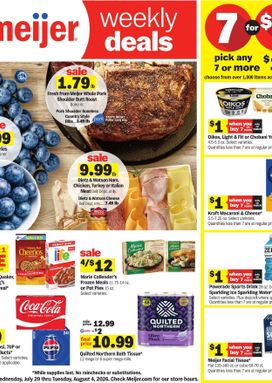 Meijer weekly ad from Wednesday 07/29