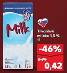 Trvanlivé mlieko 1 l