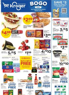 Kroger weekly ad from Wednesday 03/18