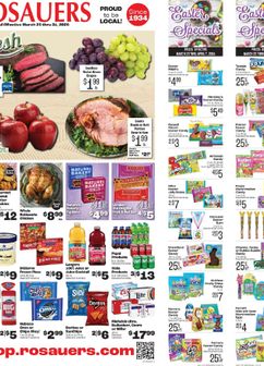 Rosauers weekly ad from Wednesday 03/25