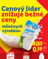 Lidl - Cenový líder zlacňuje
