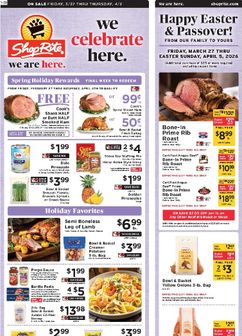 ShopRite weekly ad from Friday 03/27