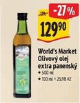 World's Market olivový olej extra panenský 500 ml