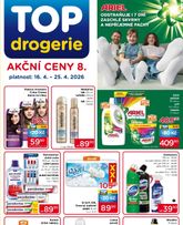 Top drogerie leták od čtvrtka 16.04.