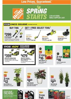 The Home Depot - Spring Starts