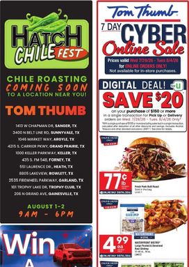 Tom Thumb weekly ad from Wednesday 07/29