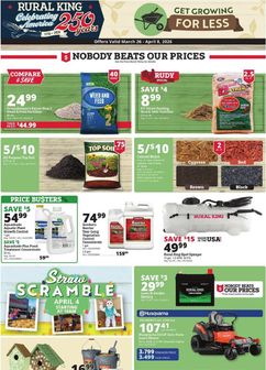 Rural King weekly ad from Thursday 03/26