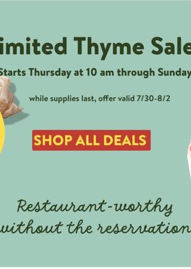 Fresh Thyme weekly ad from Wednesday 07/29