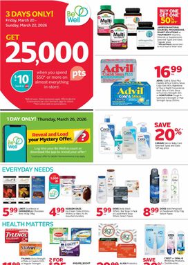 Rexall flyer from Friday 03-20