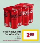 Coca-Cola, Coca-Cola Zero 4 x 0,33 l