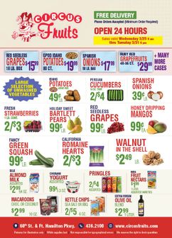 Circus Fruits weekly ad from Wednesday 03/25