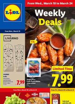 Lidl weekly ad from Wednesday 03/18