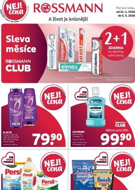 Rossmann leták od středy 22.04.