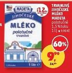 Trvanlivé JČ mléko Madeta 1 l