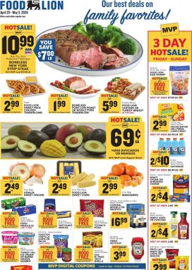 Food Lion weekly ad from Wednesday 04/29