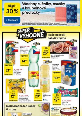 Tesco leták od středy 29.07.