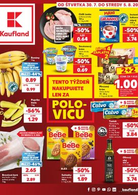 Kaufland leták platný od štvrtka 30.07.