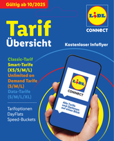 Lidl - Tarif Übersicht