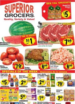 Superior Grocers weekly ad from Wednesday 07/22