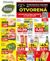 Klas leták platný od pondelka 13.07.