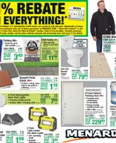 Menards weekly ad from Thursday 03/05