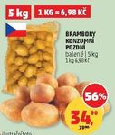 Brambory konzumní pozdní balené 5 kg