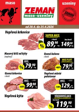 Prodejny Zeman leták od pondělí 20.04.