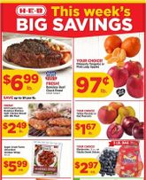 H-E-B weekly ad from Wednesday 07/22