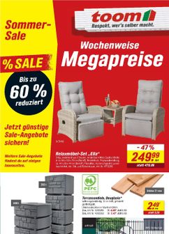 toom-Prospekt von Samstag 25.07.
