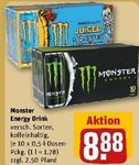 Monster Energy Drink 10x0,5l im Angebot
