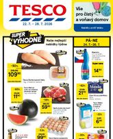 Tesco leták od středy 22.07.