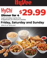 Hy Vee - HyChi Dinner for Four Weekend Special