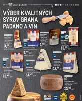 Metro - Výber kvalitných syrov Grana Padano a vín