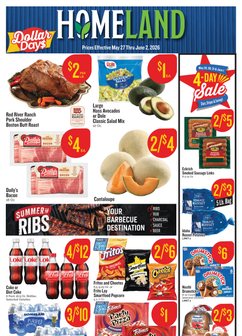Homeland Stores weekly ad from Wednesday 05/27