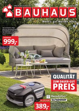 BAUHAUS-Prospekt von Samstag 28.03.