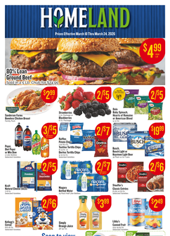 Homeland Stores weekly ad from Wednesday 03/18
