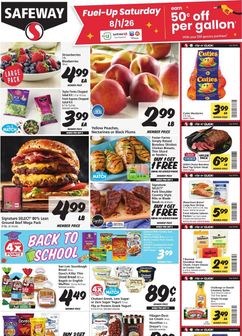 Safeway weekly ad from Wednesday 07/29