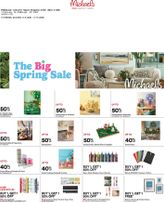 Michaels weekly ad from Sunday 03/08