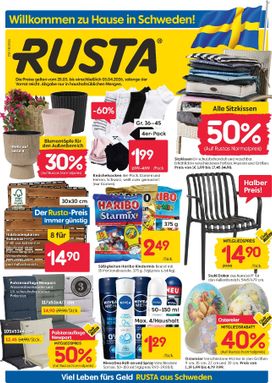 Rusta-Prospekt von Samstag 28.03.